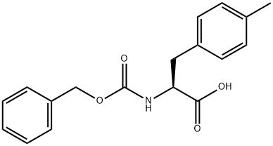 N-CBZ-DL-4-甲基苯丙氨酸, 17191-48-9, 结构式
