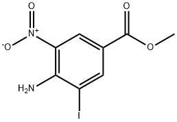 4-Amino-3-iodo-5-nitro-benzoic acid methyl ester Structure