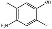 4-Amino-2-fluoro-5-methyl-phenol Struktur