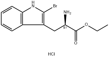 D-2-BromoTryptophan ethyl ester hydrochloride Structure