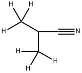 3,3,3-trideuterio-2-(trideuteriomethyl)propanenitrile Structure