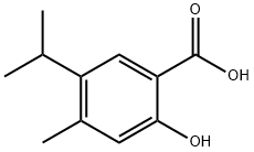 2-hydroxy-5-isopropyl-4-methyl-benzoic acid,17479-64-0,结构式