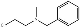 N-苄基-2-氯-N-甲基乙胺 结构式