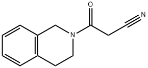3-(3,4-dihydro-1H-isoquinolin-2-yl)-3-oxo-propanenitrile 化学構造式