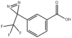 3-(3-(三氟甲基)-3H-二氮杂萘-3-基)苯甲酸, 176389-60-9, 结构式