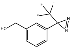 (3-(3-(trifluoromethyl)-3H-diazirin-3-yl)phenyl)methanol 结构式