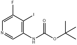 (5-Fluoro-4-iodo-pyridin-3-yl)-carbamic acid tert-butyl ester,1773562-84-7,结构式
