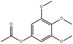 3,4,5-trimethoxyphenyl acetate Struktur