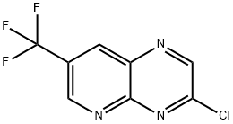 3-Chloro-7-trifluoromethyl-pyrido[2,3-b]pyrazine Struktur