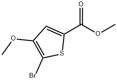 Methyl 5-bromo-4-methoxythiophene-2-carboxylate Struktur