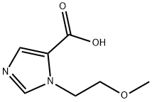 1-(2-Methoxyethyl)-1H-imidazole-5-carboxylic acid Struktur