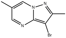 3-bromo-2,6-dimethylpyrazolo[1,5-a]pyrimidine Structure