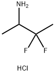 3,3-difluorobutan-2-amine Struktur