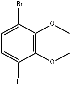 1-溴-2,3-二甲氧基-4-氟苯, 1781433-64-4, 结构式
