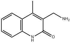 3-氨基甲基-4-甲基-1H-喹啉-2-酮 结构式