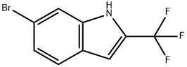 6-Bromo-2-trifluoromethyl-1H-indole, 1782390-81-1, 结构式
