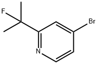 4-BROMO-2-(2-FLUOROPROPAN-2-YL)PYRIDINE Structure