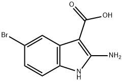 2-氨基-5-溴-1H-吲哚-3-羧酸