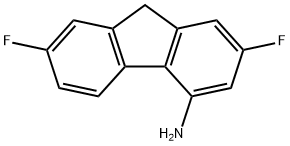 2,7-difluoro-9H-fluoren-4-amine Structure