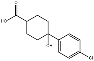 4-(4-chlorophenyl)-4-hydroxycyclohexanecarboxylic acid