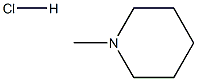 Piperidine, 1-methyl-, hydrochloride Struktur