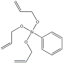 Silane, phenyltris(2-propenyloxy)- 结构式