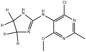 モキソニジン-D4 化学構造式