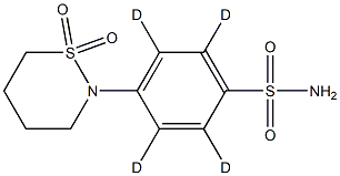 1795021-05-4 2,3,5,6-tetradeuterio-4-(1,1-dioxothiazinan-2-yl)benzenesulfonamide