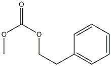 Carbonic acid, methyl 2-phenylethyl ester 化学構造式