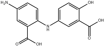 美沙拉嗪EP杂质S 结构式