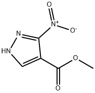 3-Nitro-1H-pyrazole-4-carboxylic acid methyl ester Structure