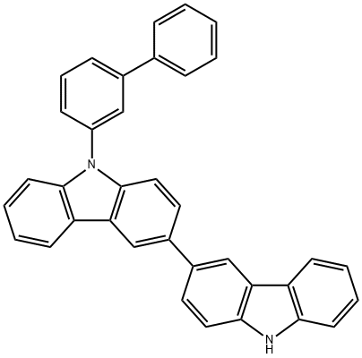 9-[1,1'-Biphenyl]-3-yl-3,3'-bi-9H-carbazole Struktur