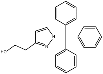 2-(1-Trityl-1H-pyrazol-3-yl)-ethanol Struktur