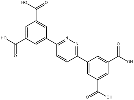 1,3-Benzenedicarboxylic acid,5,5'-(3,6-pyridazinediyl)bis-,1802909-94-9,结构式