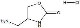 4-(Aminomethyl)-1,3-oxazolidin-2-one hydrochloride, 1803589-70-9, 结构式