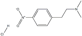 N,N-DIMETHYL-P-NITROPHENETHYLAMINE hydrochloride Structure