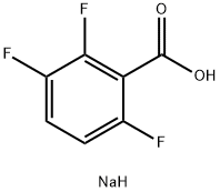 2,3,6-三氟苯甲酸钠 结构式