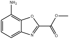 methyl 7-amino-1,3-benzoxazole-2-carboxylate Struktur