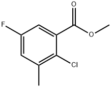 METHYL 2-CHLORO-5-FLUORO-3-METHYLBENZOATE|2-氯-5-氟-3-甲基苯甲酸甲酯