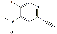 5-氯-4-硝基-2-氰基吡啶, 1805157-87-2, 结构式