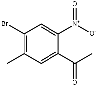 1-(4-Bromo-5-methyl-2-nitro-phenyl)-ethanone Struktur