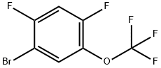 1-Bromo-2,4-difluoro-5-trifluoromethoxy-benzene Struktur