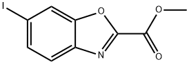 methyl 6-iodo-1,3-benzoxazole-2-carboxylate Struktur