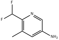 6-(DIFLUOROMETHYL)-5-METHYLPYRIDIN-3-AMINE,1806766-70-0,结构式