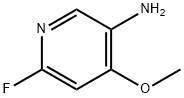6-FLUORO-4-METHOXYPYRIDIN-3-AMINE, 1807013-79-1, 结构式