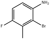 2-Bromo-4-fluoro-3-methyl-phenylamine 结构式