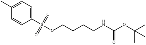 Toluene-4-sulfonic acid 4-tert-butoxycarbonylamino-butyl ester Structure