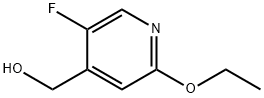 (2-Ethoxy-5-fluoropyridin-4-yl)methanol 化学構造式