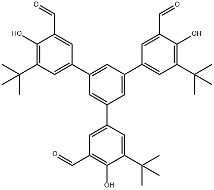 [1,1':3',1''-TERPHENYL]-3,3''-DICARBOXALDEHYDE,5,5''-BIS(1,1-DIMETHYLETHYL)-5'-[3-(1,1-DIMETHYLETHYL 结构式