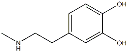 4-(2-methylaminoethyl)benzene-1,2-diol Structure